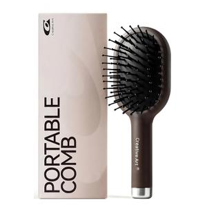 Creative Art Mini Hair Brush, Travel Brush for Women & Kids, Mini Brush for Hair Detangling Wet or Dry, Travel Hair Brush with Soft Bristles, Smoothing Hair Brush, Travel Hairbrush Tames Flyaways