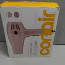 Conair Hair Dryer with Retractable Cord, 1875W Blow Dryer, 3 Heat Settings, 2 Speeds, Blow Dryer with Diffuser and Concentrator Attachments, Ionic + Tourmaline Technology, Matte Light Pink