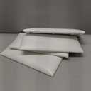 3D Anti-Collision Wall Padding for Kids, White Peel and Stick Headboard Pack of 4 Panels Sized 7.8" x 15.7", Self-Adhesive Panels for Bedroom/Living Room Upholstered Wall