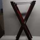 G.E.T. TSW-103 31.5" Tall Folding Mahogany Wood Tray Stand (Qty,1)