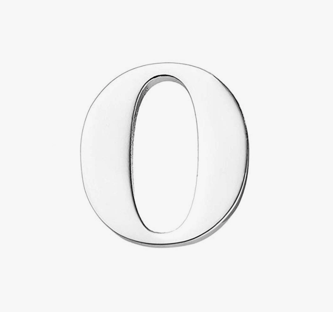 MINGHUA Monogram Alphabet Letters Lapel Pin Badge (O) 6 Pack