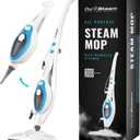 PurSteam 10-in-1 Steam Mop Multipurpose Floor Cleaner for Hardwood, Tile, Laminate & Carpet | Electric Mop with Detachable Handheld Steamer