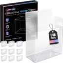 SOMGEM 96% UV-Blocking PKMN ETB Protector Case (10-Pack) - 192x90x168mm Anti-Scratch Design, 0.5mm Thick, Crystal-Clear PET Elite Trainer Box Protector
