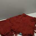 PAVILIA Maroon Red Knit Throw Blanket for Couch Bed, Soft Knitted Farmhouse Sofa Throw for Living Room, Lightweight Decorative Fall Throw Blanket for Chair, Outdoor Textured Boho Blanket, 50x60