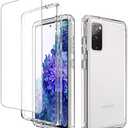 Zoeirc Case for Galaxy S20 FE 5G Case for Samsung S20 FE 2022 SM-G781U Case, Soft 360 Full Body Shockproof Crystal Clear Case Cover for Samsung Galaxy S20 FE Clear