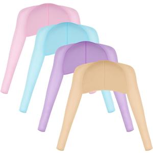 Yookat 4 Pieces Cooling Shawl Golf Cooling Shawl Arm Sleeve Sun Protection Golf Shrug for Women Men Outdoor Sports (Nude, Purple, Pink, Blue)