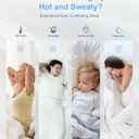 Cooling Comforter, Soft & Breathable Lightweight Blanket for Hot Sleepers, All-Season Cooling Blanket 90"x90" Queen Size, Green