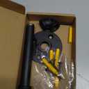 Industrial Style Toilet Paper Holder Vintage Metal Iron Pipe Wall Mounted Towel Rack Roll Holder for Bathroom Kitchen Bedroom,Rust Free,Matte Black