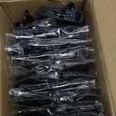 12Pcs Portable Travel Hangers for Cruise Ship Essentials 2026 with 24 Clips, Plastic Folding Foldable Hangers Clothes Drying Rack Travel Accessories for Suitcase, RV, Camping, Road Trip (Black)