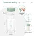 10oz Breastmilk Storage Bottle, Compatible with Momcozy Milk Cooler 22oz & Spectra Pumps, Wide-Neck Collection Bottles for Pumping & Fridge, BPA-Free, Breastfeeding Essentials, 4PCS