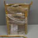 Clothes Rack - Clothing Rack with Storage Mesh Shelf & Casters, Heavy-Duty Metal Clothing Rack for Hanging Clothes, Dresses, Coats, Large Load Capacity, Easy Assembly, Gold, 28.0"x16.9"x59.0"