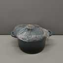 Crock Pot Artisan 5-Quart Round Enameled Cast Iron Dutch Oven  Slate Gray, Heavy-Duty Cookware for Slow Cooking, Roasting, Baking with Lid