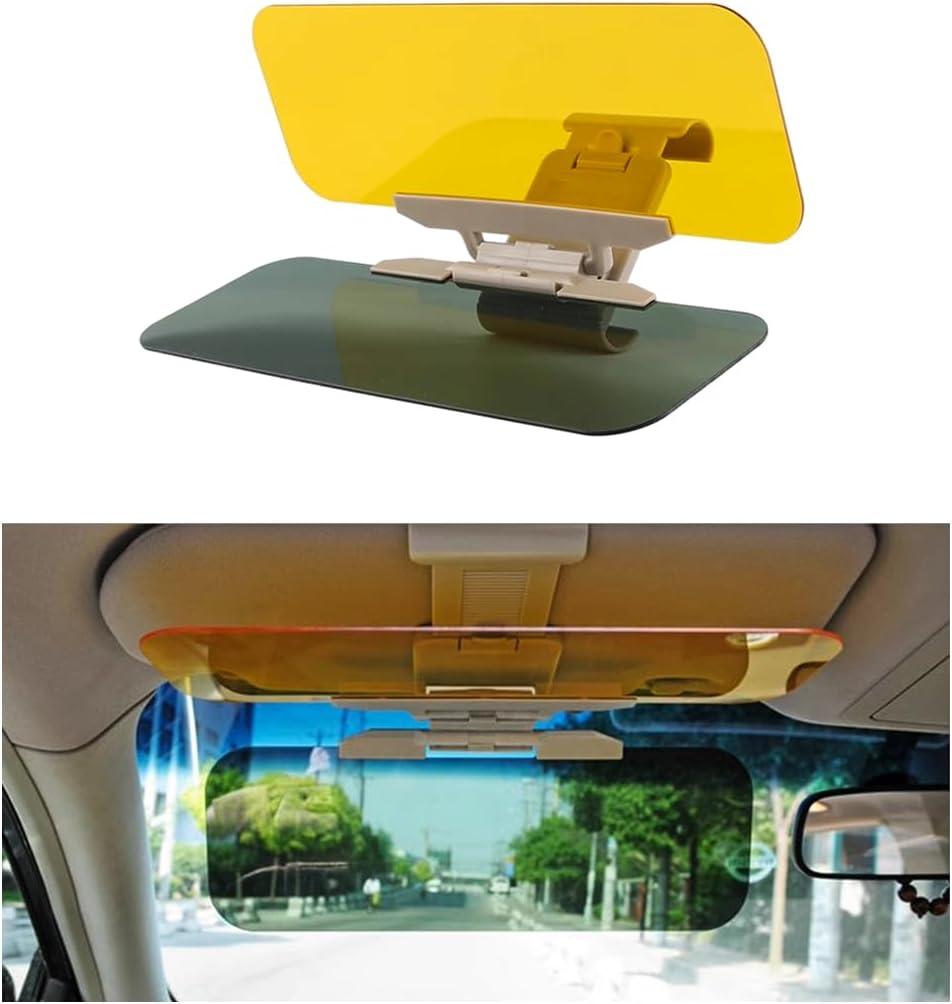 2 in 1 Day and Night Anti-Glare Visor, Automobile Sun Anti-UV Block Visor, Adjustable HD Car Sun Visor for Clearer Driving
