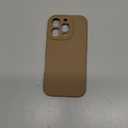 Vooii Compatible with iPhone 16 Pro Case, Liquid Silicone Upgrade [Camera Protection] [Soft Anti-Scratch Microfiber Lining] Shockproof Phone Case for iPhone 16 Pro 6.3 inch - Light Brown