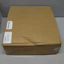 Leinuosen Set of 6 White Ceramic Christmas Village Houses Tabletop 5.1" Small Porcelain Winter Town Figurines for Farmhouse Rustic Xmas Tree Ornaments Holiday Centerpiece Mantel Shelf Decorations