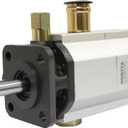 RYFT Hydraulic Log Splitter Pump 11GPM 2-Stage Hi/Lo Gear Pump with 3000 PSI, 3600RPM Aluminum 1/8" Keyed Shaft for Log Splitters