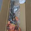 Nearly Natural 5ft Pre-Lit Autumn Maple Artificial Fall Tree with Berries and 96 Warm White LED Lights