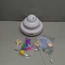 Interactive Cat Toys for Indoor Cats,4-in-1 Automatic Kitten Toy,Motion Activated Electronic Fluttering Butterfly,Track Balls, Moving Feather Toys for All Breeds,USB Rechargeable (White)