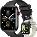 Smart Watch for Men Women Fitness: Waterproof Make/Answer Call Smart Watches for Men Digital Mens watches Running Step Tracker Smartwatch Android Phones iPhone Samsung Compatible Heart Rate Monitor (Orange)