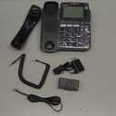 AT&T CD4930 Corded Phone with Digital Answering System and Caller ID, Extra-Large Tilt Display & Buttons, Black (1 Pack)