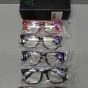 CCVOO Reading Glasses for Women/Men, Eyeglasses, Blue Light Readers for Women/Men, Computer Eye Glasses, Cheaters (2 Black/Turtle/Red/Dark Blue)