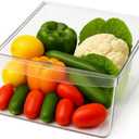 Smart Choice 240530811 Refrigerator Crisper Drawer Bin – Clear, Impact Resistant Replacement Compatible with Frigidaire 240530811 240530801 240530803, Fits Select Frigidaire & Kenmore Models