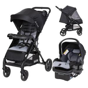 Baby Trend Passport Carriage Stroller Travel System with EZ-Lift Infant Car Seat, Dash Black, Manufacturing date: 03/17/2025