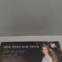 CINOSTAR Hair Dryer, Fast Drying Blow Dryer with Diffuser, with 110, 000RPM Brushless Motor&Ionic Technology No Heat Damage, Lightweight for Women and Travel, Low Noise, Black & Blush Rose