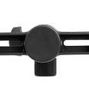 Adjustable Tablet Holder for Music Stand, Secure Portable iPad Holder with 360 Degree Swivel, Fits 7-11" Screens, Black