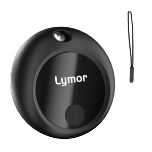 Lymor Air Tag, Item Finders Bluetooth Tracker Locator for Keys Luggage Bags Wallet, Works with Apple Find My -iOS Only - Black