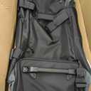 Amazon Basics 30-Inch Large Rolling Duffel Bag with Wheels and Handle, Durable Ripstop Polyester, 2 Layers of Space, Multiple Interior and Exterior Pockets, Black