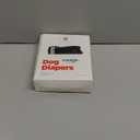 Pet Parents Washable Dog Diapers (3pack) + Extenders of Durable Doggie Diapers, Premium Dog Diapers Female & Male (Large, Black) (Large (19-27"))