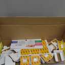 Eco-Baby Magnetic Cabinet Locks for Babies - Keyless, White, 20 Pack and 3 Keys