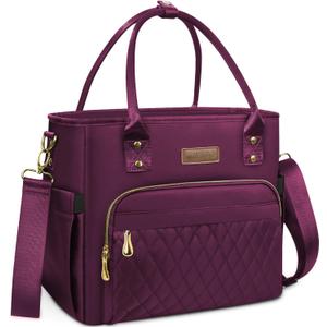 MIYCOO Lunch Bag Lunch Box Women - Leakproof Insulated Lunch Cooler Bag for Women - Large Lunch Tote Bags Adults, Purple (18L)