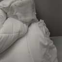 Bedsure Comforter Duvet Insert - Quilted Comforters Queen Plus Size, All Season Duvet, GentleSoft Down Alternative Bedding Blanket, with 8 Tabs, Gifts for Women/Men,White,Queen Plus 90 x 90 Inches