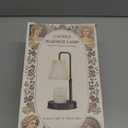 GVY Candle Warmer Lamp with Timer  Dimmable Wax Warmer for Vintage Room Decor, Height Adjustable Candle Lamp for Mom, Birthday Gifts for Women,House Warming Gifts for New Home Decor with 2 Bulbs (Black)