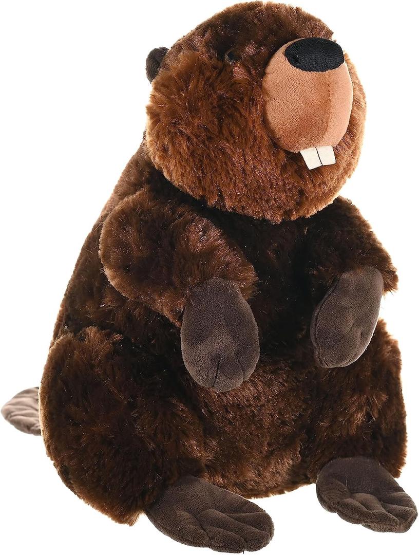 Wild Republic Beaver Plush, Stuffed Animal, Plush Toy, Kids Gifts, Cuddlekins, 12"