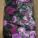 KHOYIME 9 Pack 72 FT Artificial Flower Garland, Fake Purple Roses Vines Silk Flowers Faux Plastic Outdoor Hanging Floral Ivy Garland Decoration for Wedding Arch Bedroom Home Wall Backdrop Room Decor