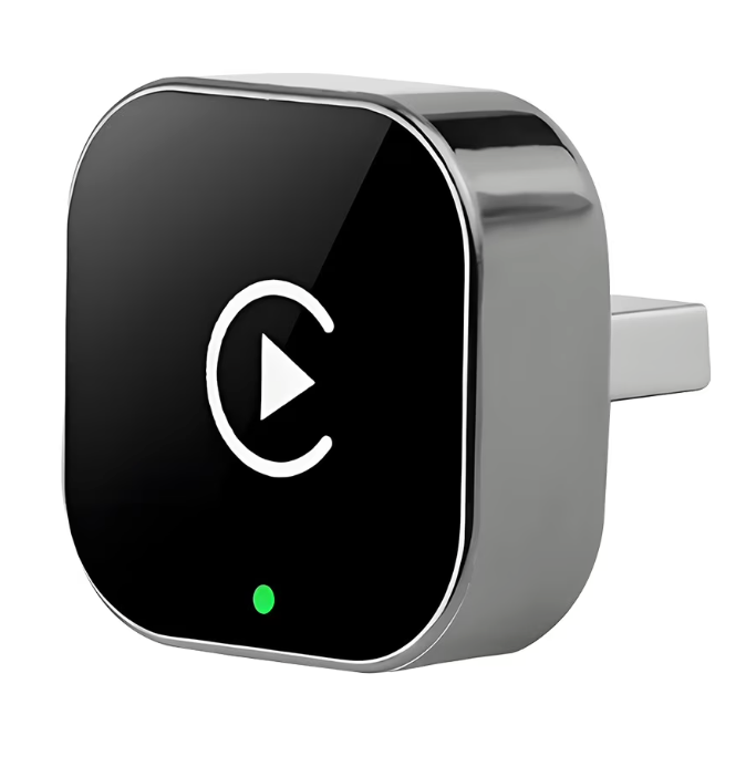 2in1 Wireless CarPlay & Android Auto Adapter, Plug & Play CarPlay Dongle Converts Wired to Wireless, Fast AutoConnect, No Delay, Compact Design for iPhone & Android with USB/USBC Port(Black)