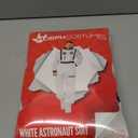 Morph Astronaut Costume Adult, Space Suit Men, Mens Halloween Costume Astronaut Suits, Nasa Costumes Adult (Small, White)