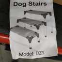 Makerfire Dog Stairs for Small Dogs and Cats (3-Step), Dog Steps for Bed/Couch, Pet Stairs for Dogs to Get on Bed