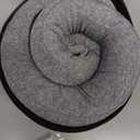 Travel Pillow,Travel Neck Pillows for Airplanes,Memory Foam 360 Degree Support Pillows Comes with Eye Masks,Earplugs,Ideal Accessory for Sleeping Traveling,Offices and Cars (Black)