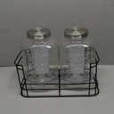 DD&HAPP Glass Drink Dispensers For Parties. 1.2 Gallon Beverage Dispenser With Stand And Stainless Steel Spigot .Lemonade Dispenser With Ice Cylinder.Mason Jars,Laundry Detergent Dispenser.