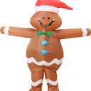 Christmas Costume Gingerbread Inflatable,Gingerbread Man Costume Blow up Funny Christmas Inflatable, Onesies Giant Xmas Costumes for Women