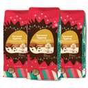 Crazy Cups Flavored Ground Eggnog Coffee, Caramel Eggnog in 10 oz Bag, 3 Pack, Best By: 08/2026
