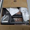 NightStand Bedside Charging Table Bedroom - Brown Night Stand with Charger Station, Modern Bed Side End Table with Open Shelf & 2 Fabric Drawers, USB-C Port for Dorm, Living Room