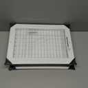 HVAC Premium 16'' X 8'' 3-Way AIR Supply Grille - Vent Cover & Diffuser - Flat Stamped Face - White [Outer Dimensions: 17.75''w X 9.75''h]