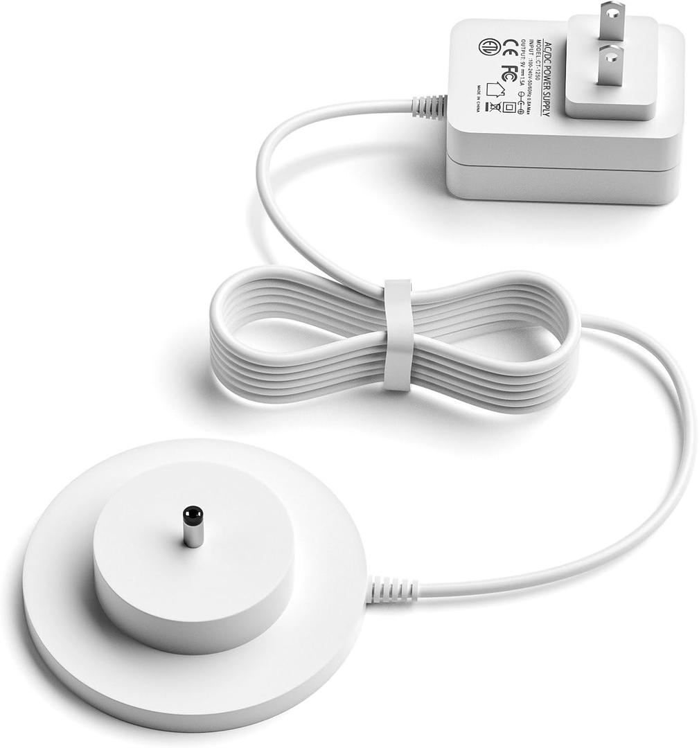 Replacement for Tonie Box Charger 1 - Charger Compatible with Toniesbox Starter Set, for Tonies Box Audio Player Fit Toniebox Charging Base Station Power Adapter Cord 6 ft (Not Fit Toniebox 2)