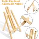AROIC Wood Easels, Easel Stand for Painting Canvases, Art, and Crafts. (11.8 inch, 20 Pack), Tripod, Painting Party Easel, Kids Student Table School Desktop, Portable Canvas Photo Picture Sign Holder.