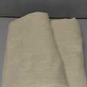 LAMIT Beige Linen Curtains for Living Room 2 Panels Set, 84 Inch Faux Linen Textured Light Filtering Drapes Back Tab and Rod Pocket Boho Panels for Farmhouse/Bedroom/Porch, 52 x 84 Inch